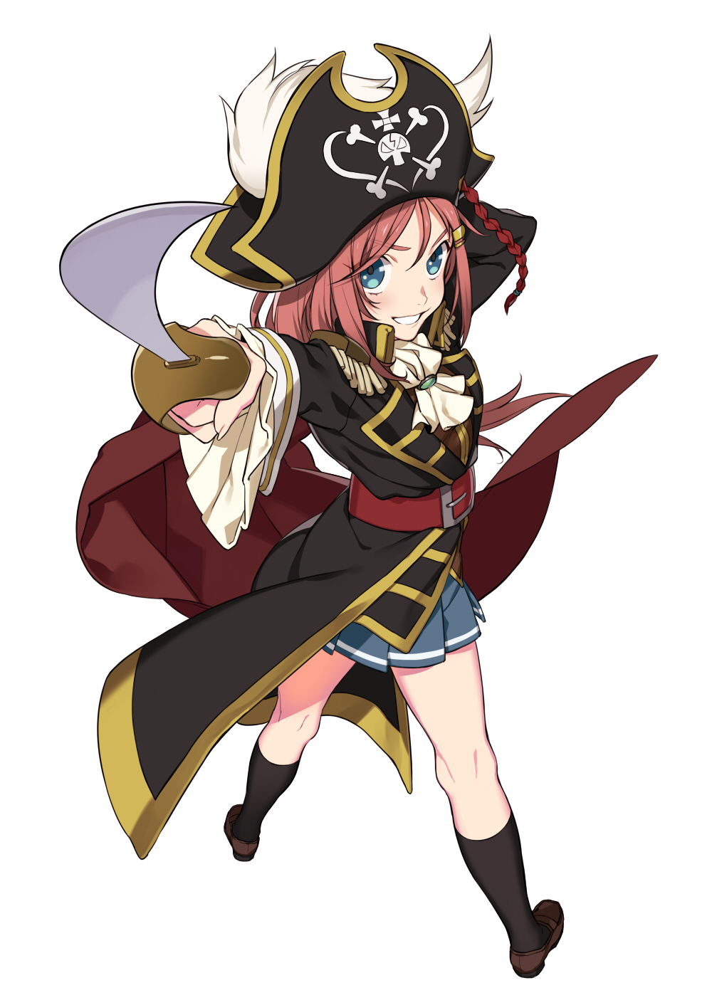 katou_marika, mouretsu_pirates, sword, takahiko_(artist)