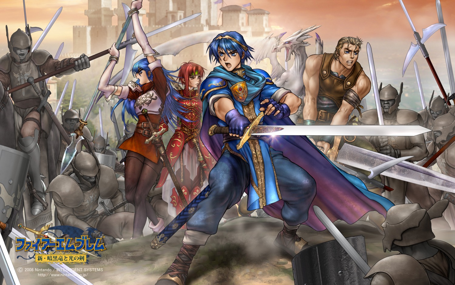 armor, dress, fire_emblem, fire_emblem:_shin_ankoku_ryuu_to_hikari_no_ken, marth, minerba, monster, nintendo