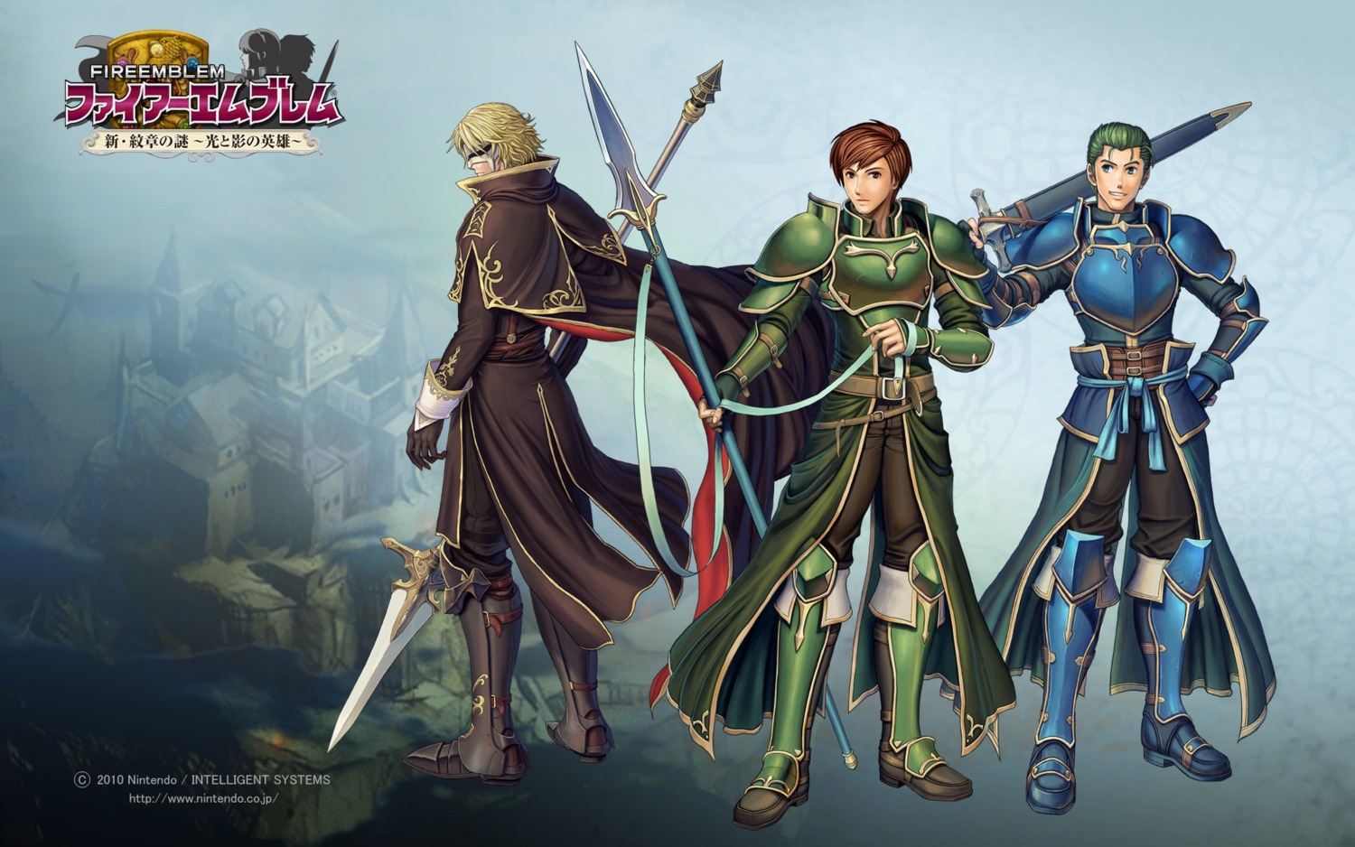 armor, fire_emblem, fire_emblem:_shin_monshou_no_nazo, izuka_daisuke, male, nintendo, rody, ruke, sirius_(fire_emblem), sword, wallpaper, weapon