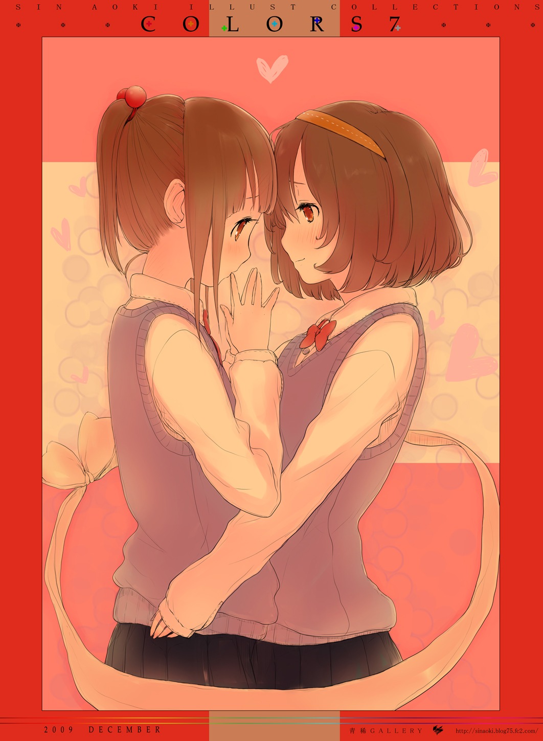 aoki_shin, seifuku, yuri