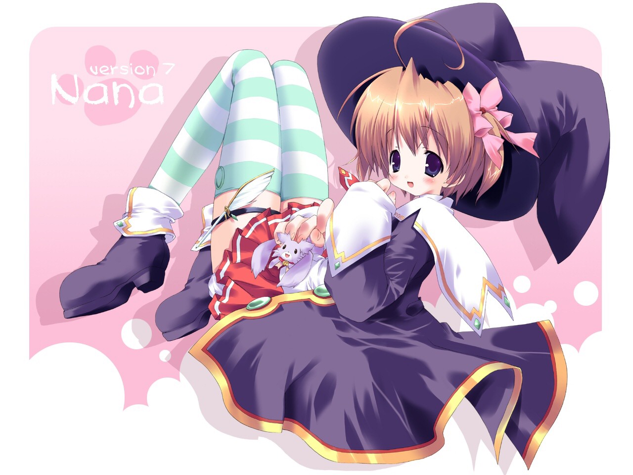 hagino_nana, majokko_a_la_mode, morinaga_korune, wallpaper, witch