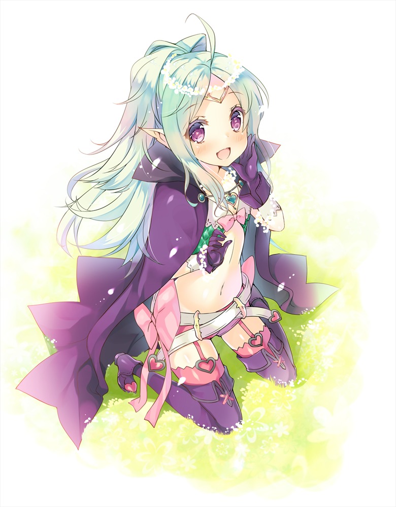 fire_emblem, miwabe_sakura, nintendo, nono_(fire_emblem), pointy_ears, stockings, thighhighs