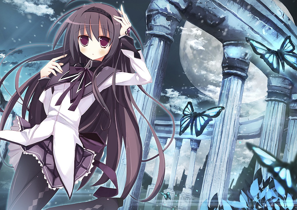 akemi_homura, mahou_shoujo_madoka_magica, pantyhose, ura