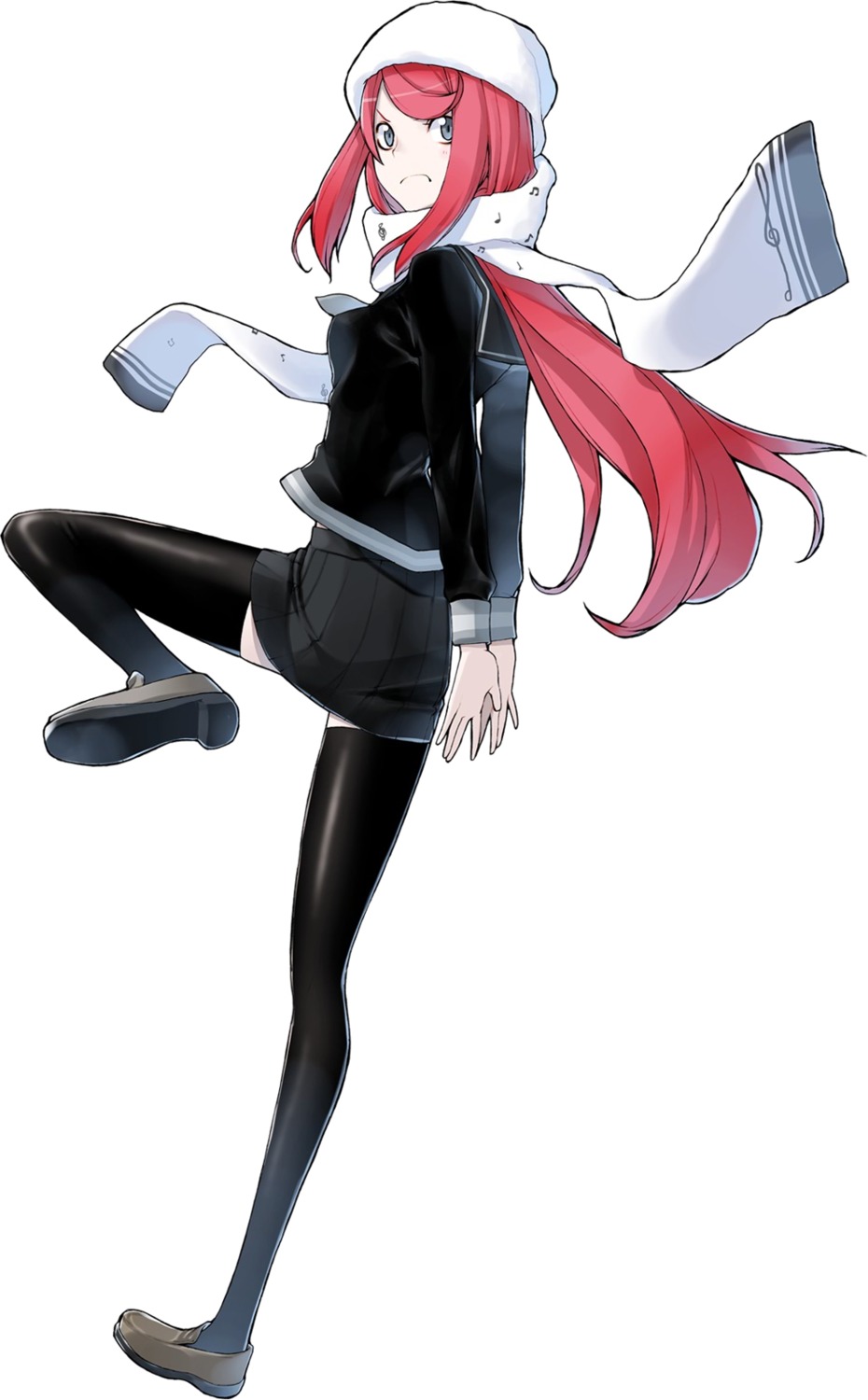 ban_airi, megaten, shin_megami_tensei, shin_megami_tensei_devil_survivor, shin_megami_tensei_devil_survivor_2, thighhighs