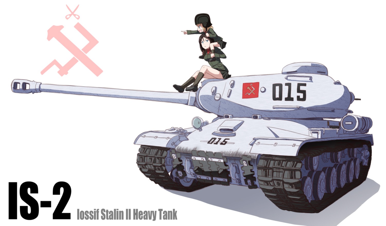 girls_und_panzer, katyusha, nonna, tri
