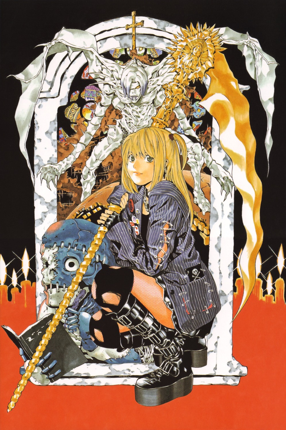 amane_misa, death_note, obata_takeshi, rem