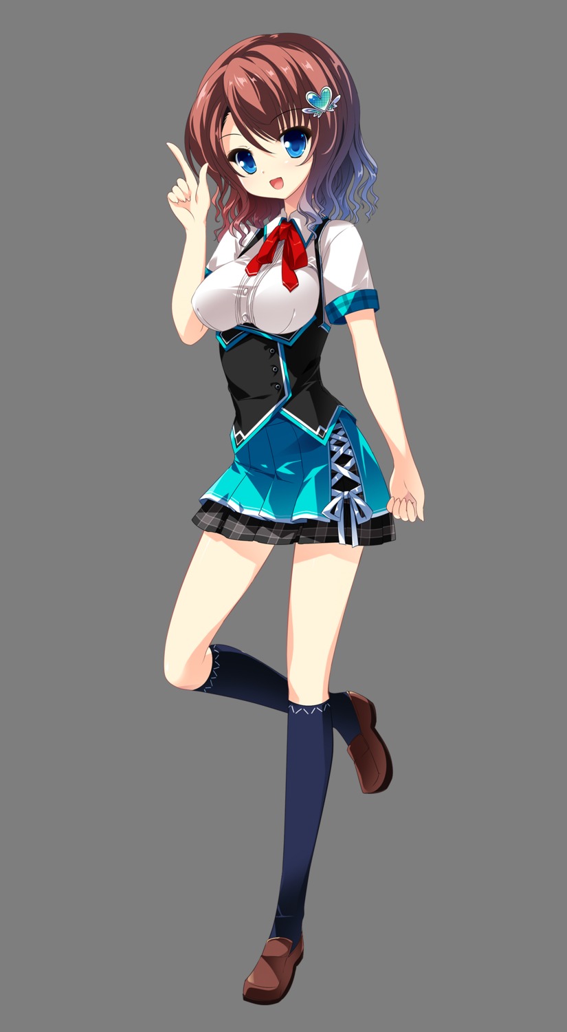 cocoro@function!, hinata_momo, pulltop, seifuku, transparent_png, yuzuriha_hijiri