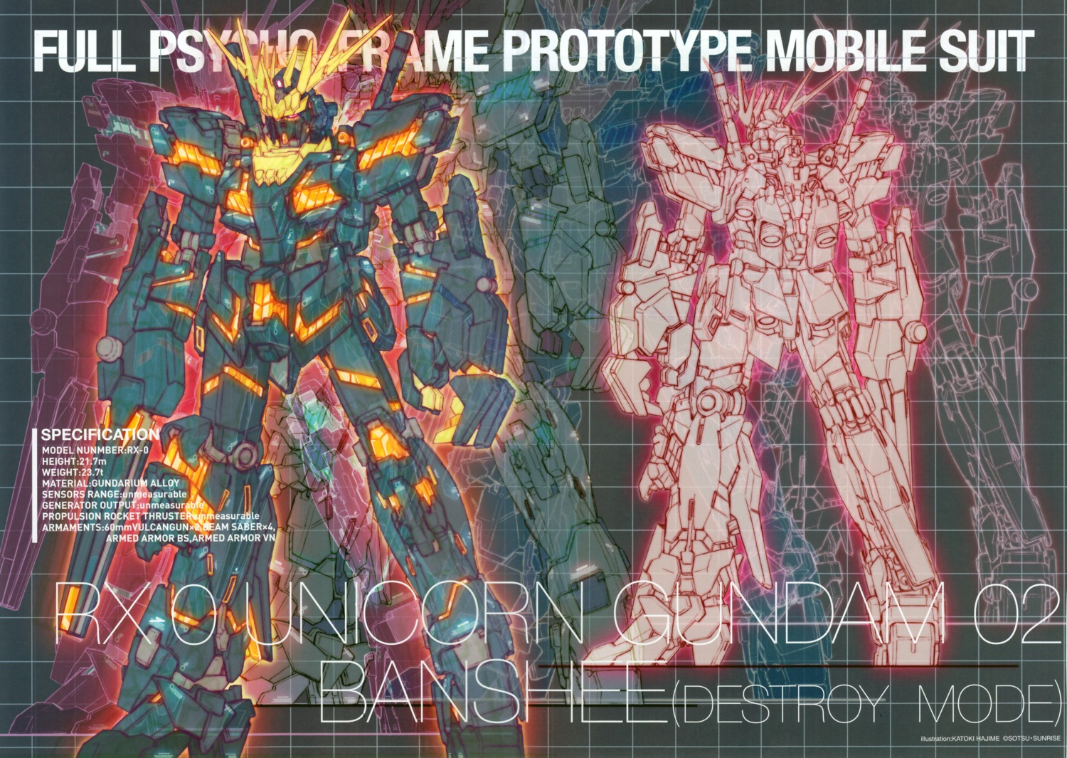 banshee, crease, gundam, gundam_unicorn, katoki_hajime, mecha
