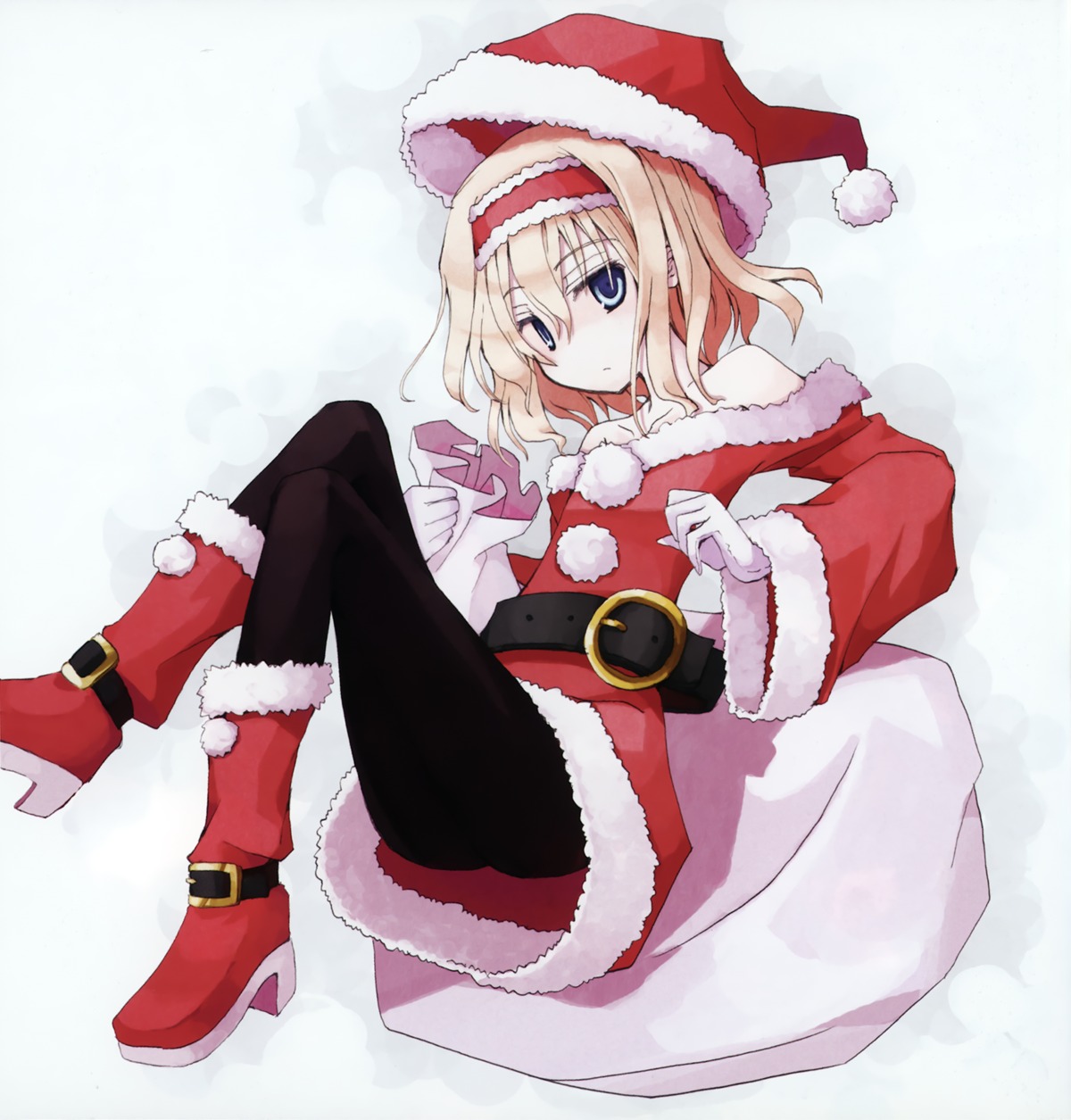 alice_margatroid, christmas, mochiki, pantyhose, touhou