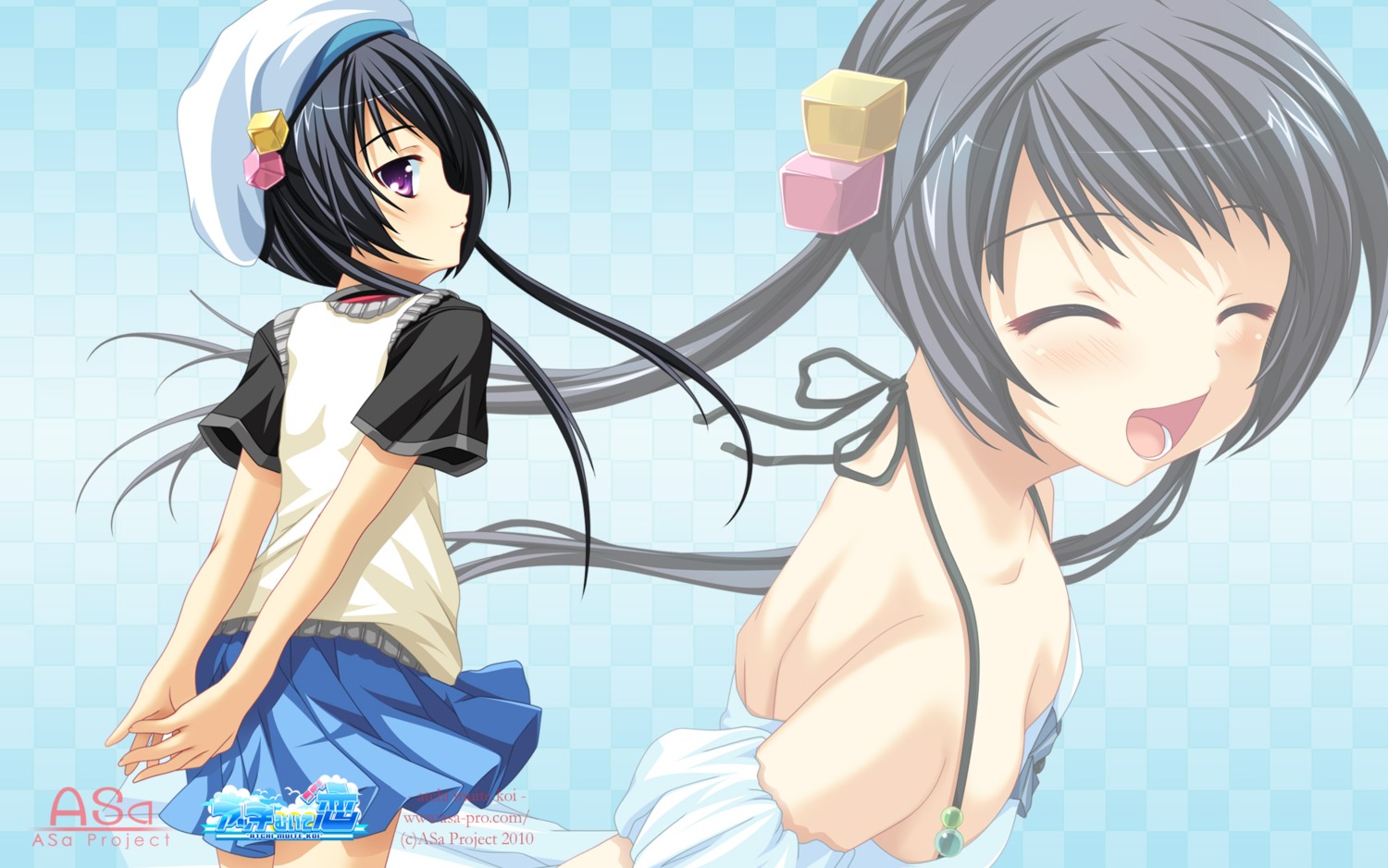 asa_project, atchi_muite_koi, narumi_runa, wallpaper