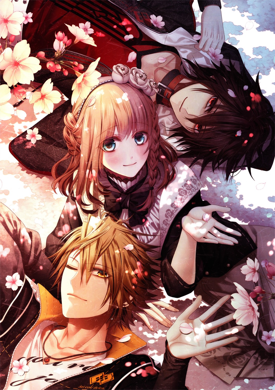 amnesia, hanamura_mai, shin_(amnesia), shujinkou_(amnesia), toma_(amnesia)