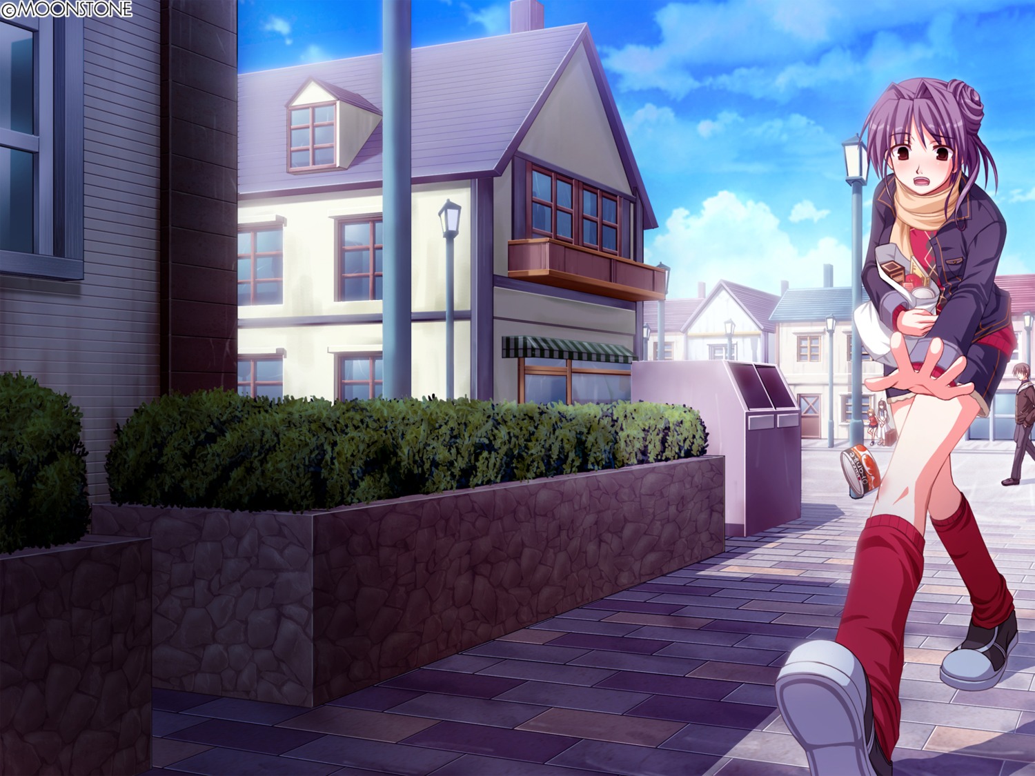 ashita_deatta_shoujo, doko_e_iku_no_ano_hi, mogi_kazuha, moonstone, wallpaper, yuutou_tobi