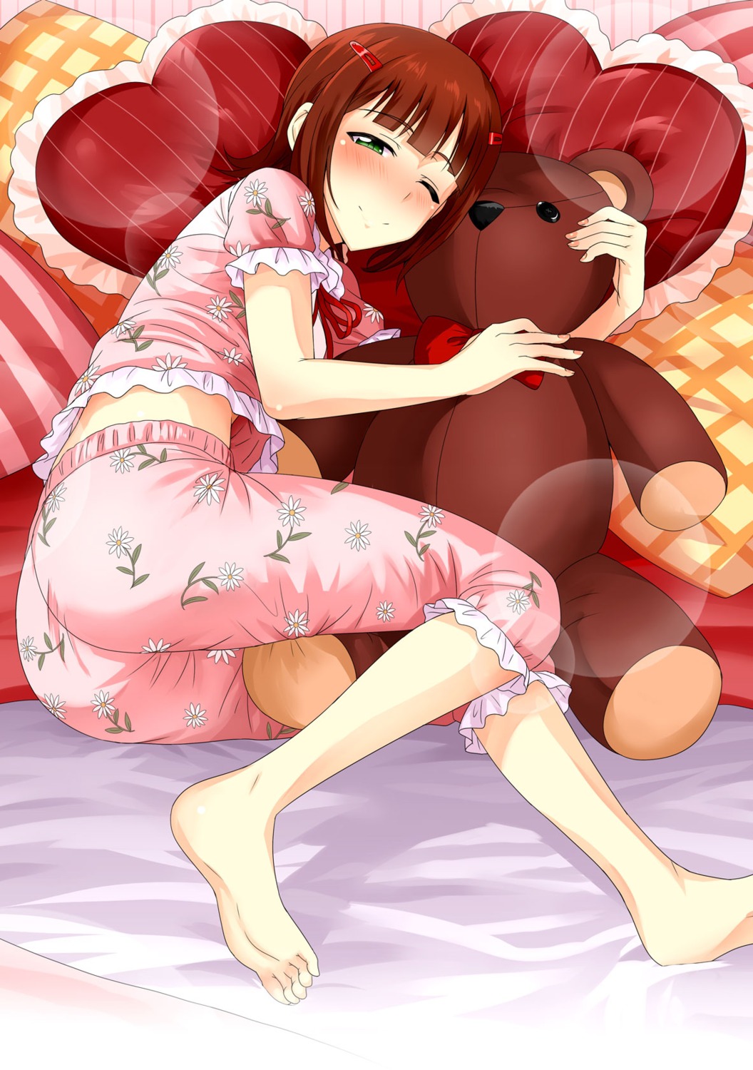 amami_haruka, pajama, the_idolm@ster, tsurui
