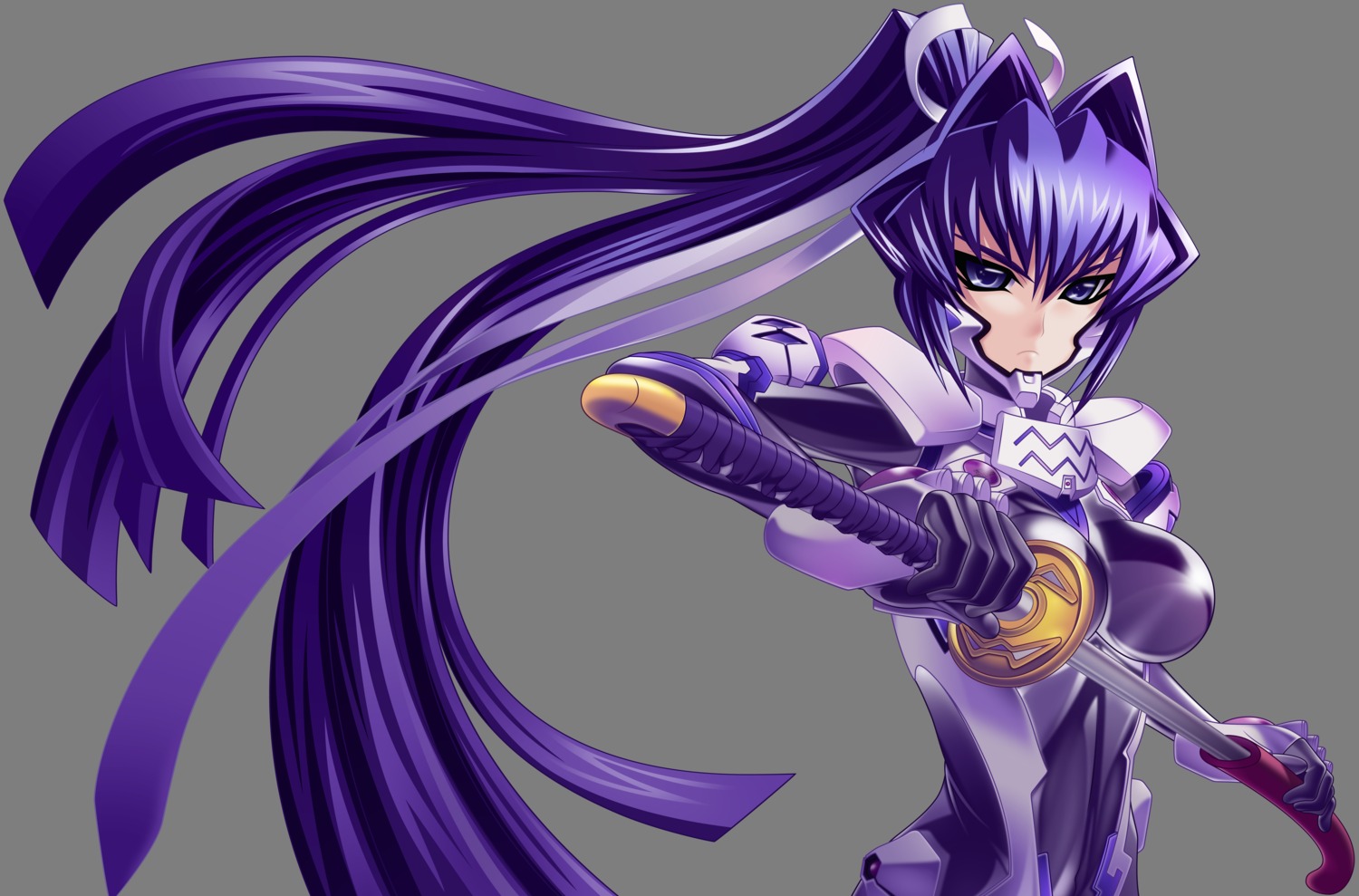 bodysuit, bou, mitsurugi_meiya, muv-luv, muv-luv_alternative, sword, transparent_png, vector_trace