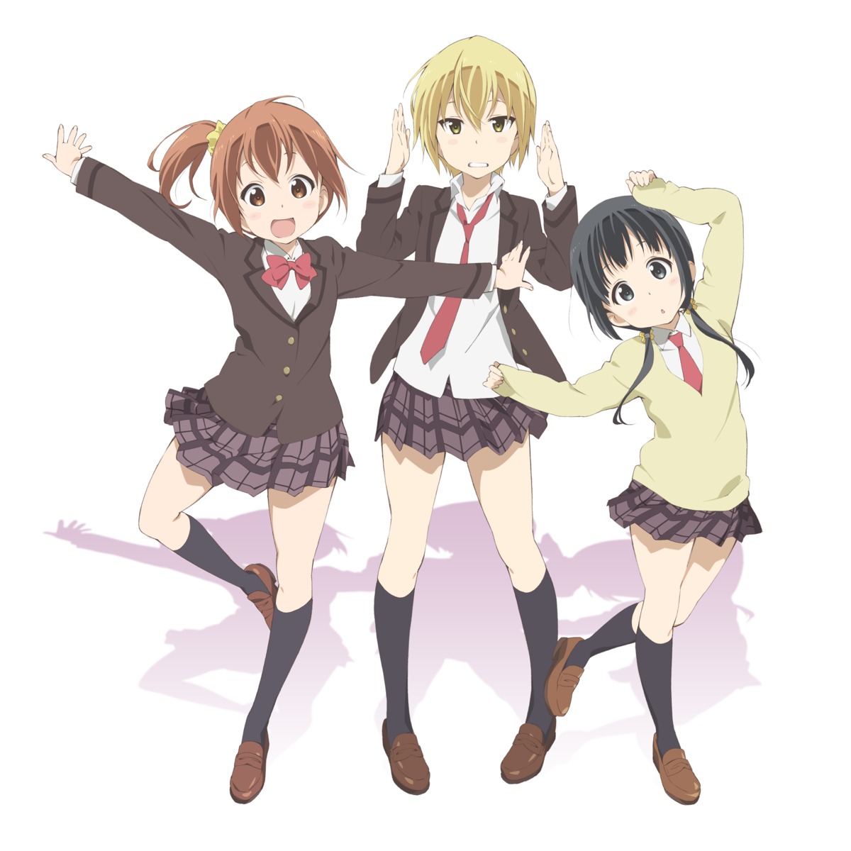 aiura, amaya_kanaka, iwasawa_saki, seifuku, uehara_ayuko
