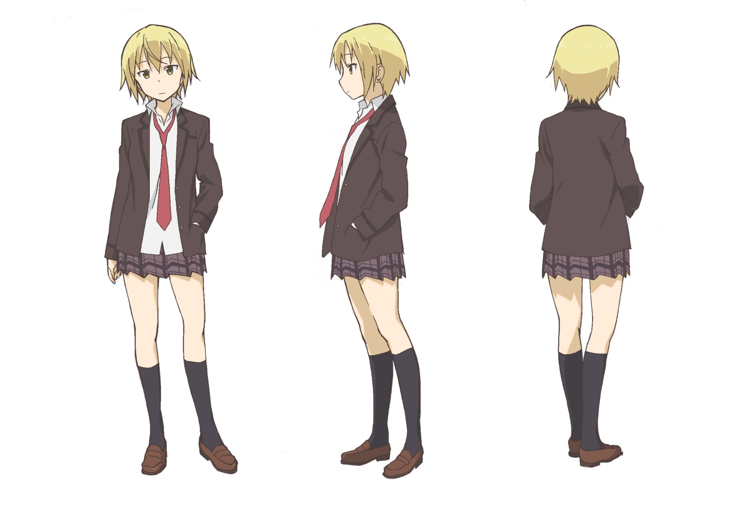 aiura, aliasing, character_design, hosoi_mieko, iwasawa_saki, seifuku
