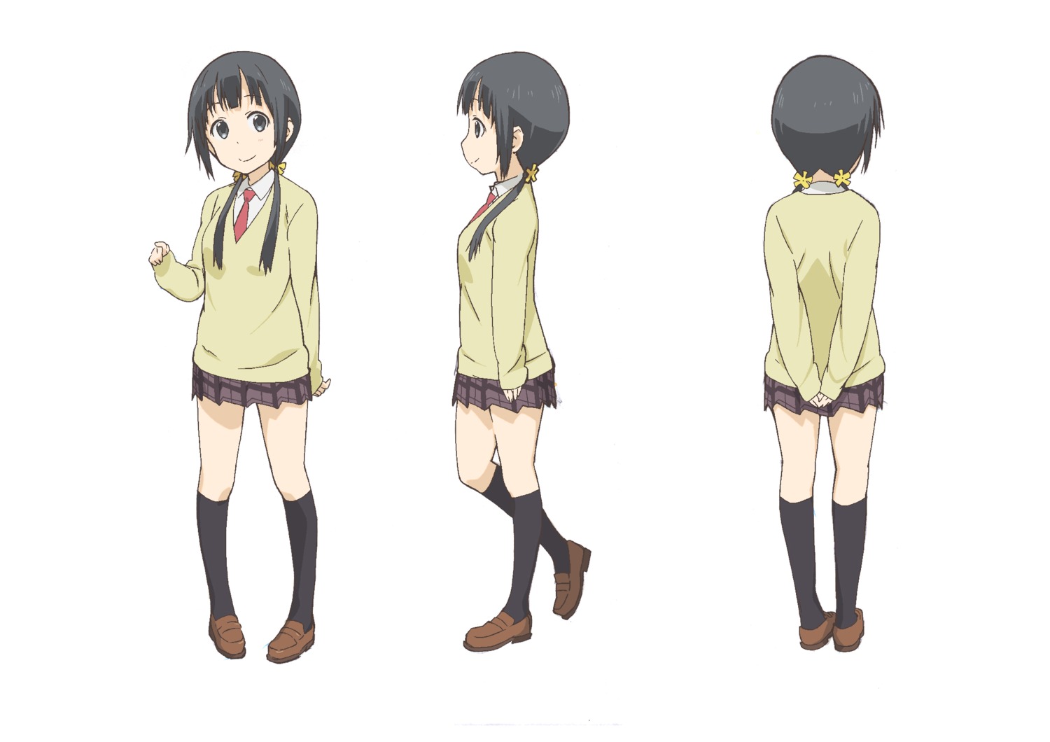aiura, aliasing, character_design, hosoi_mieko, seifuku, uehara_ayuko