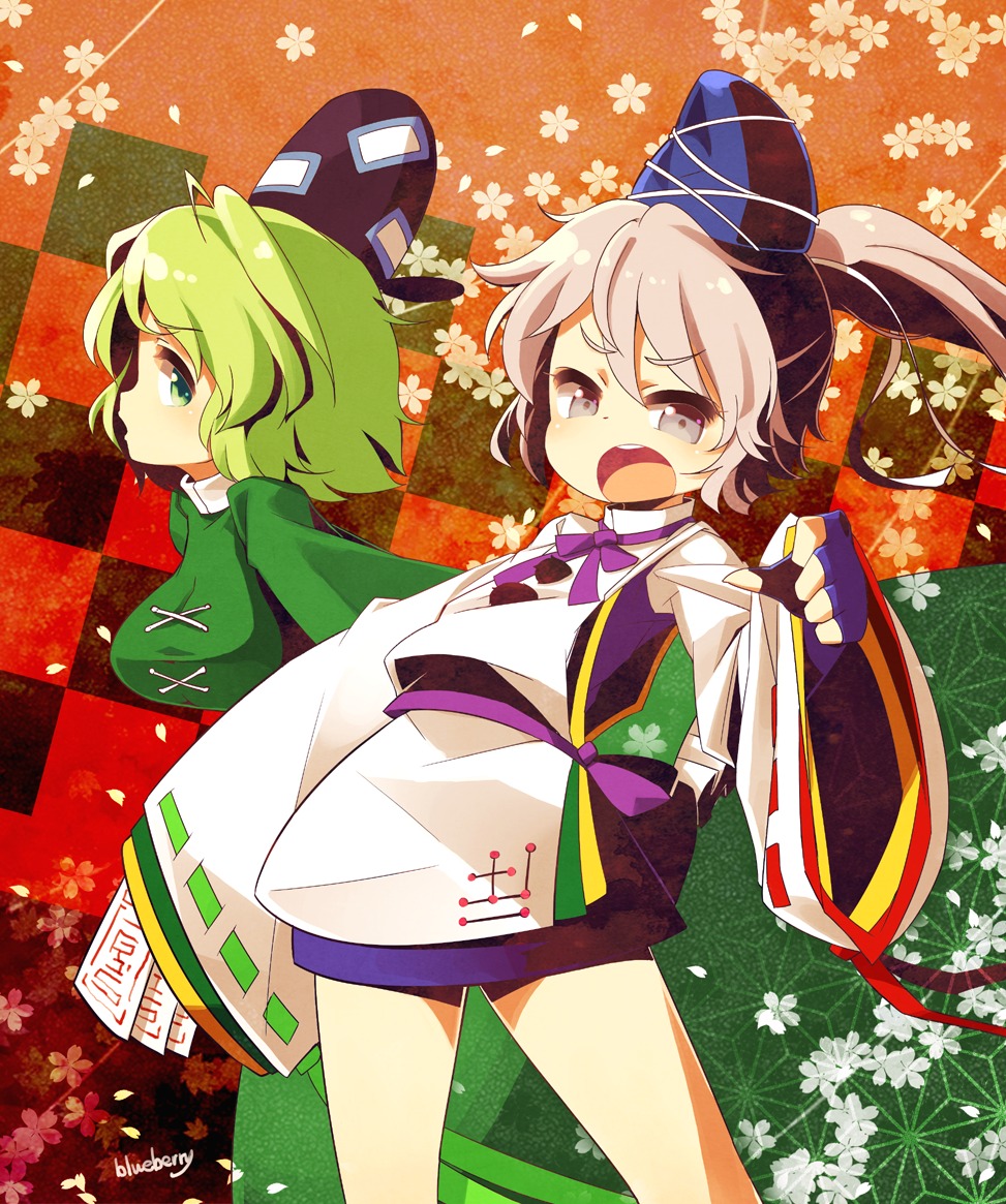 blueberry_(5959), mononobe_no_futo, soga_no_tojiko, touhou