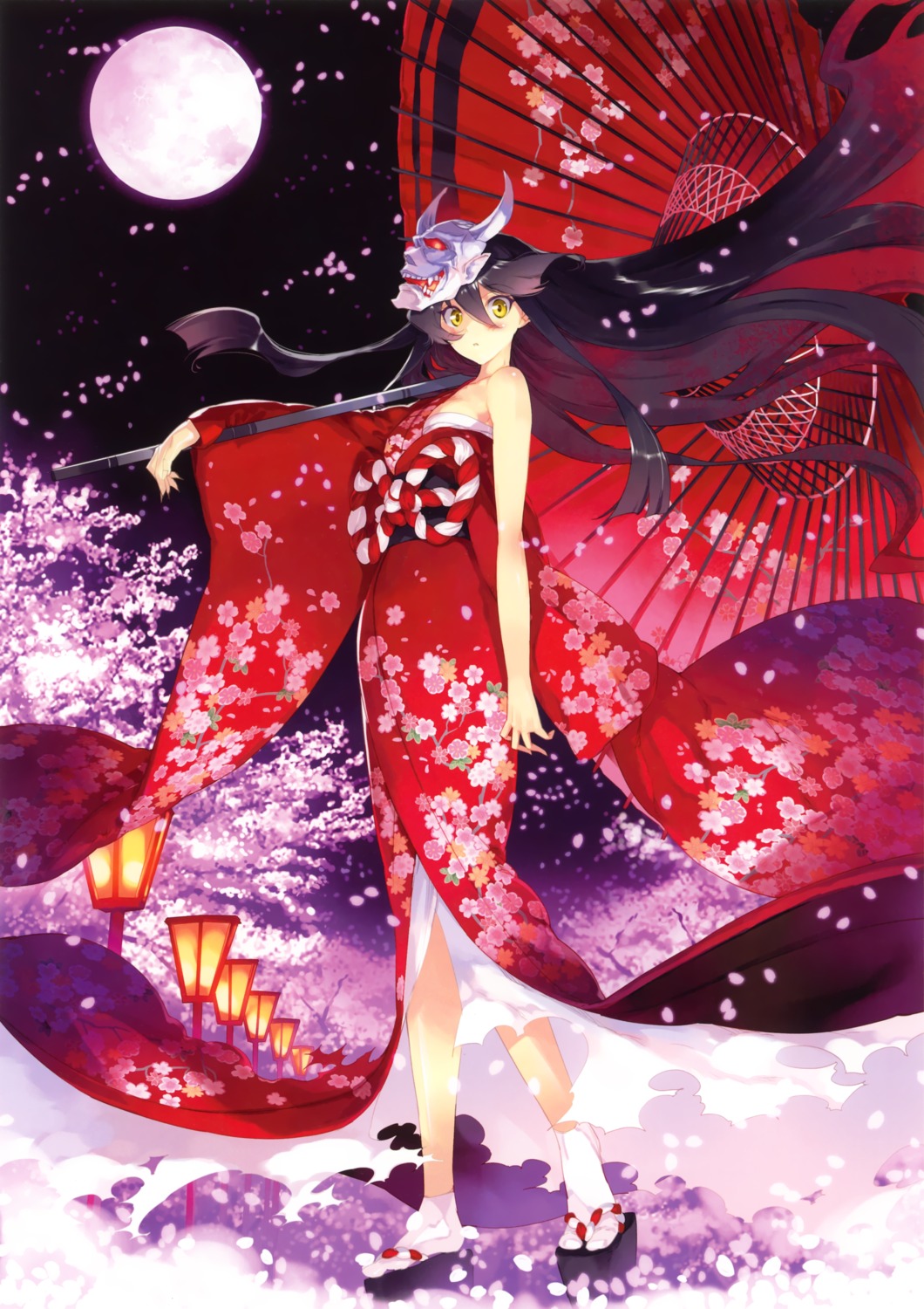 kimono, sarashi, ueda_ryou