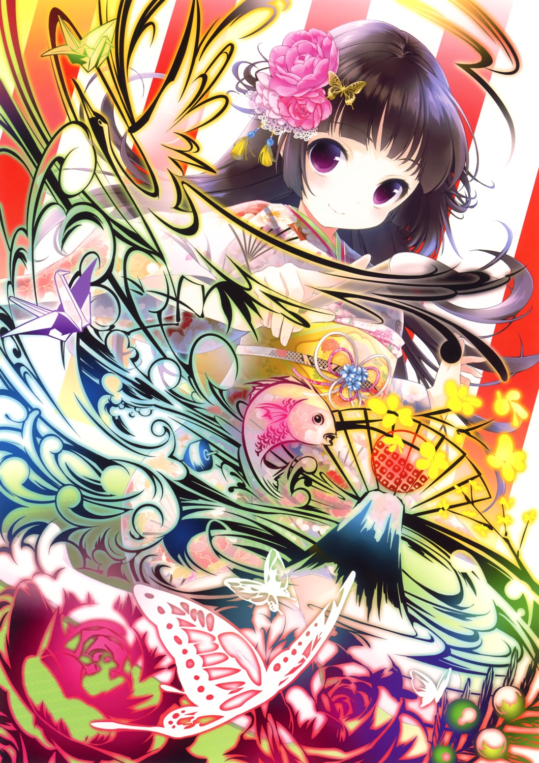 kimono, kisaragi_mizu