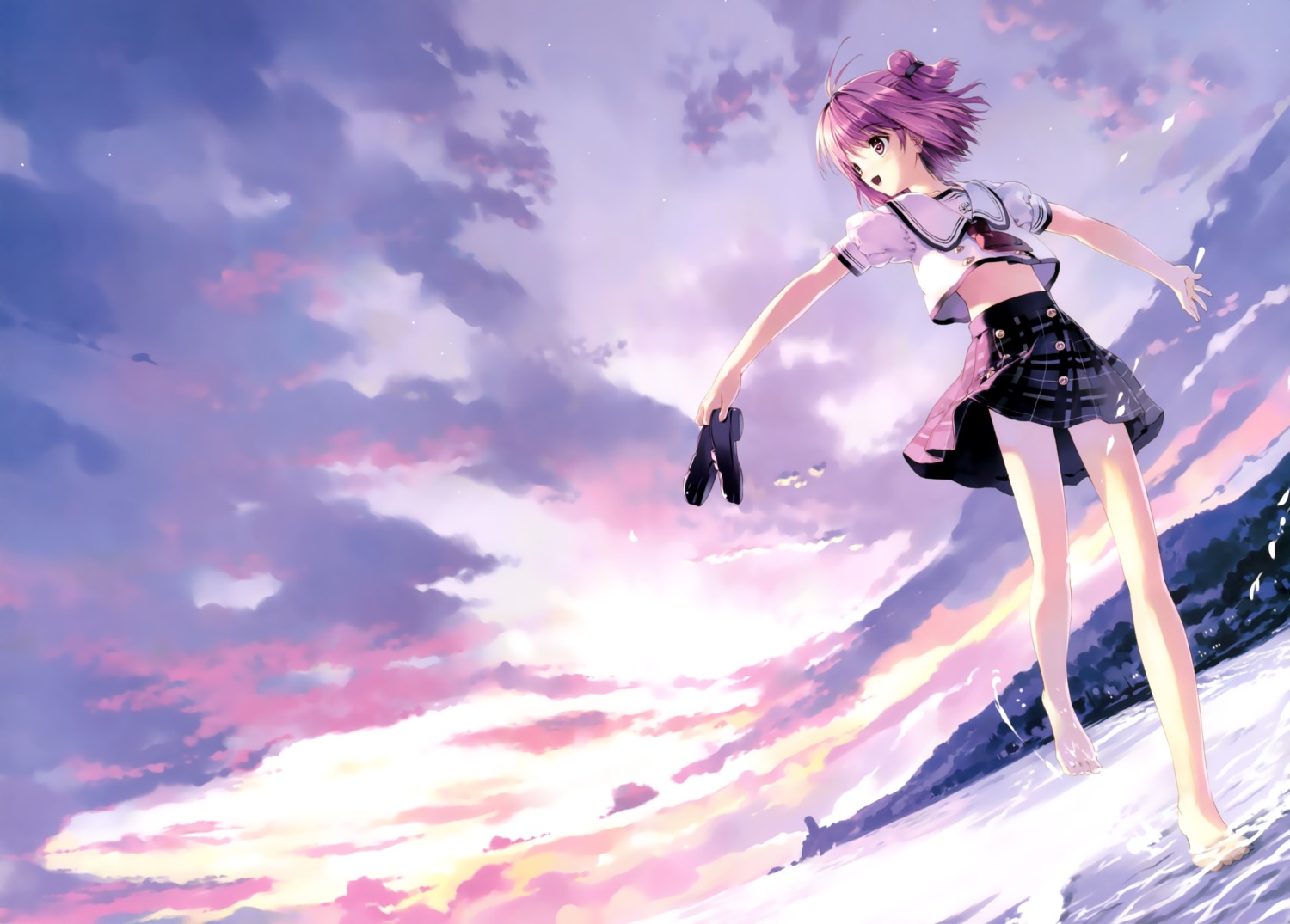 etude, hinata_yuuhi, landscape, seifuku, soshite_ashita_no_sekai_yori, ueda_ryou