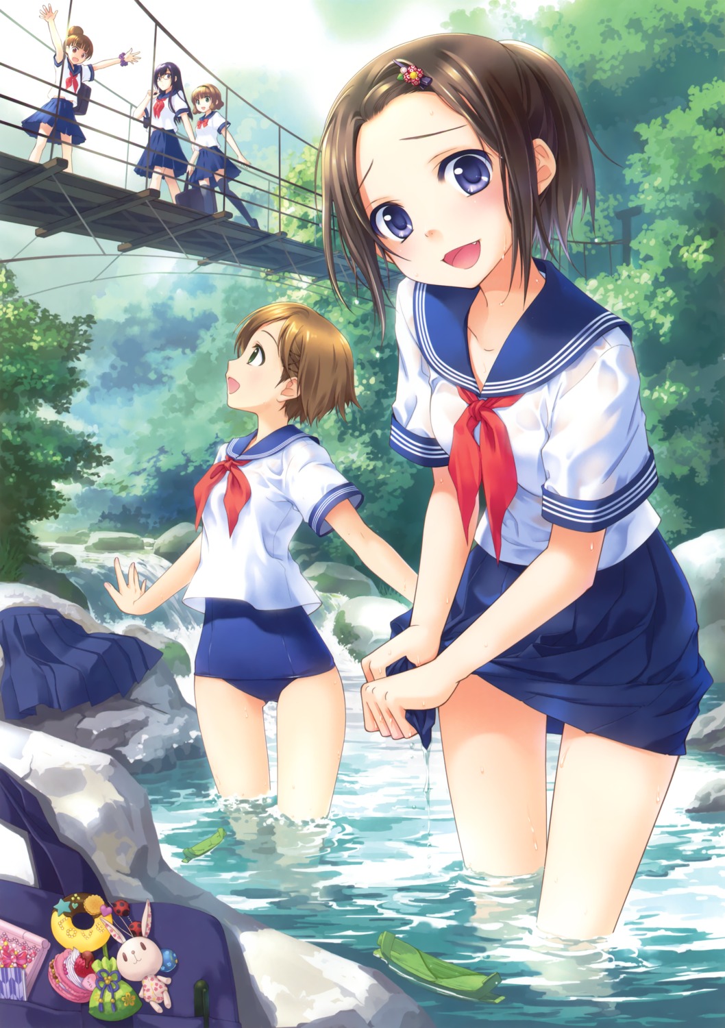 ginta, school_swimsuit, seifuku, swimsuits