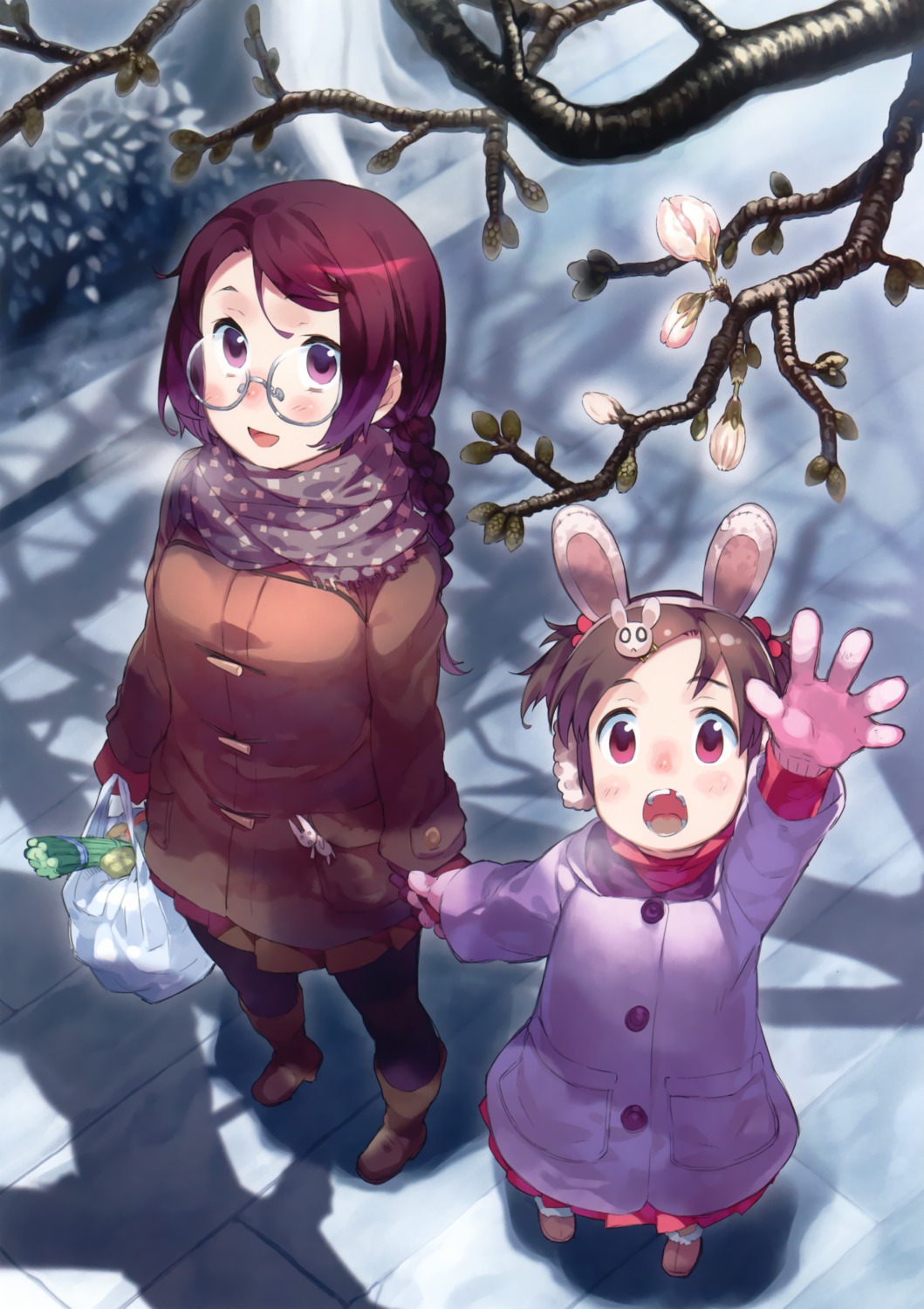 animal_ears, bunny_ears, megane, pantyhose, yasu
