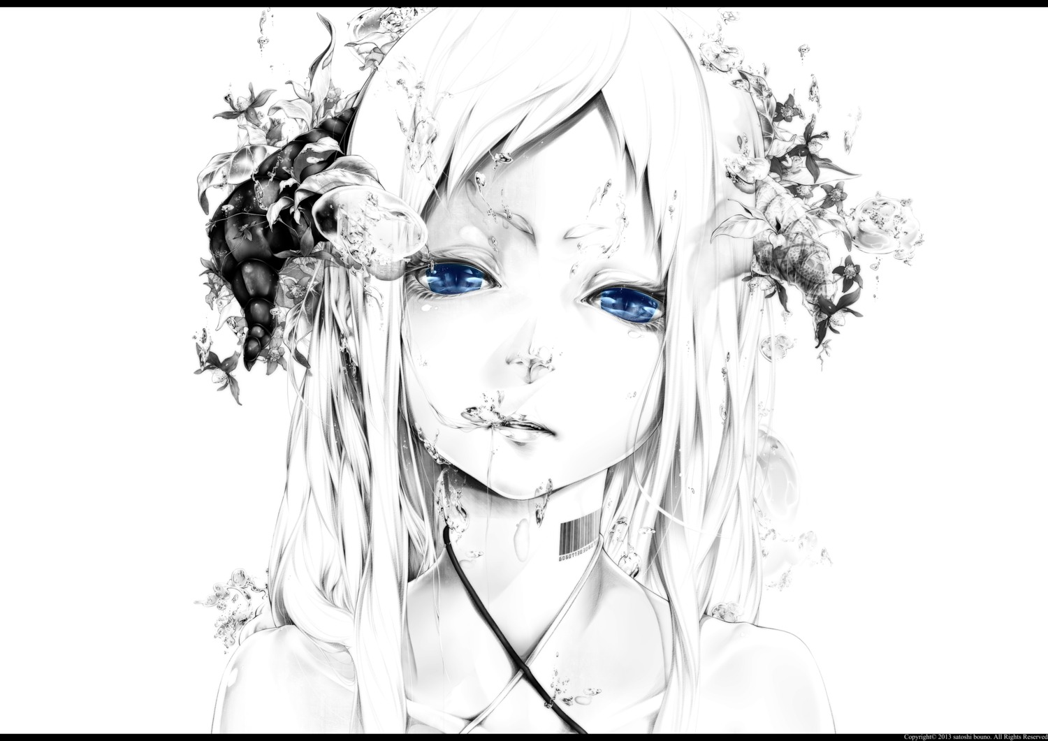 bouno_satoshi, monochrome