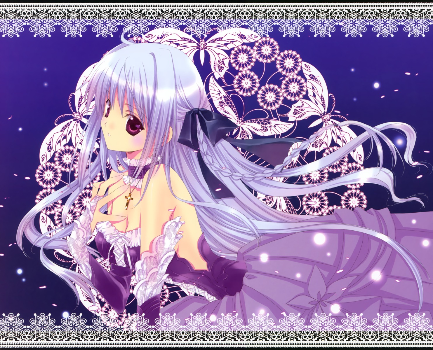 cleavage, dress, nanase_aoi, seventh_heaven