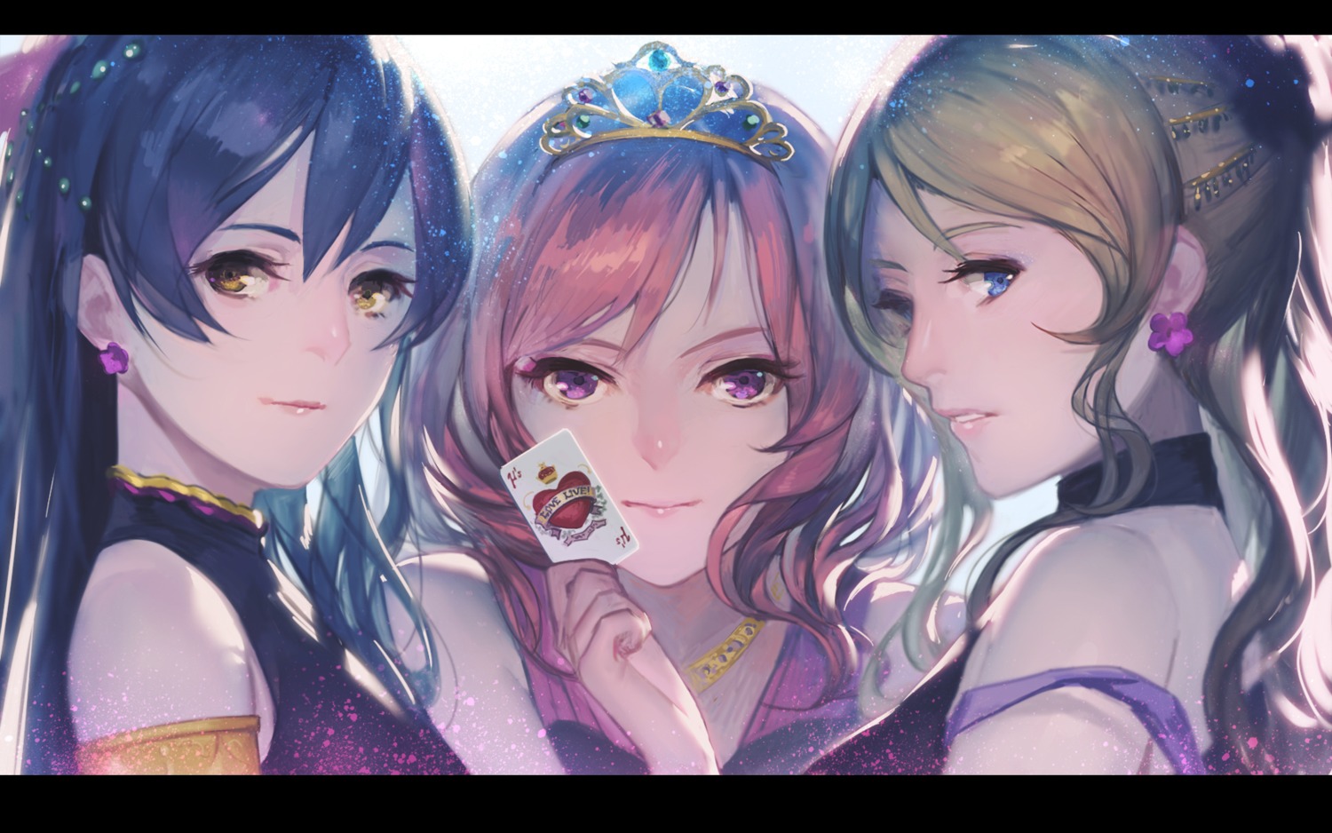ayase_eli, ekao, love_live!, love_live!_(series), nishikino_maki, sonoda_umi, wallpaper