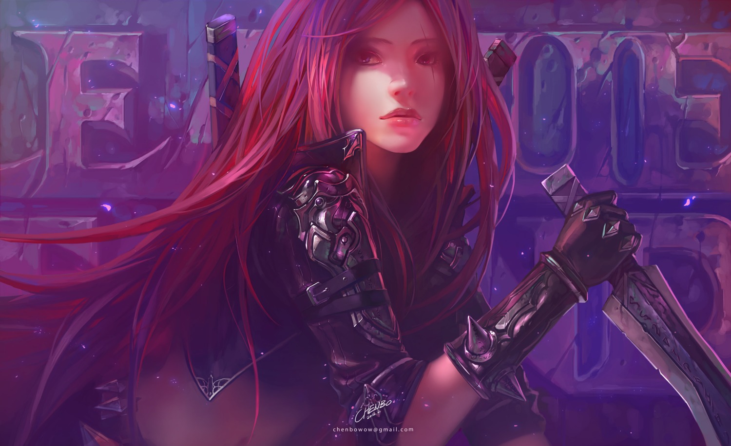 armor, chenbo, katarina_du_couteau, league_of_legends, sword