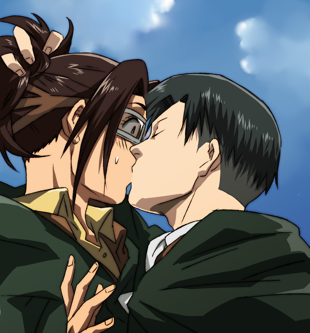 dazya, hanji_zoe, levi_ackerman, shingeki_no_kyojin