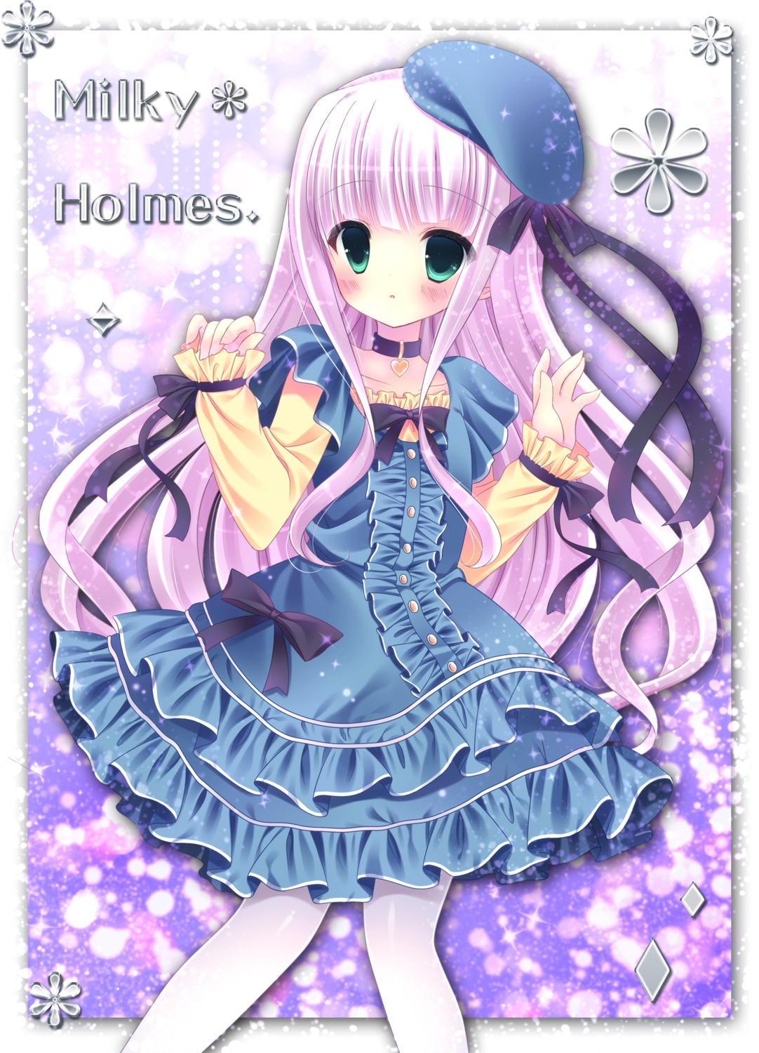 dress, futari_wa_milky_holmes, ko-ta., myoujingawa_alice, pantyhose, tantei_opera_milky_holmes