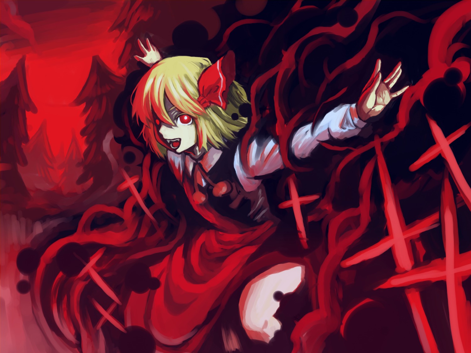 hoshitetsu_ringo, rumia, touhou, wallpaper