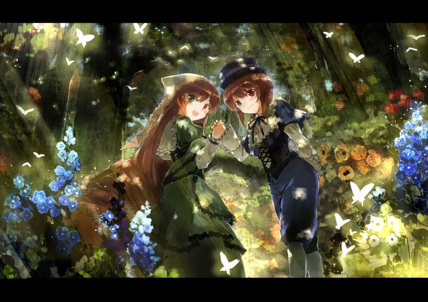 asuka_(moto), heterochromia, rozen_maiden, souseiseki, suiseiseki