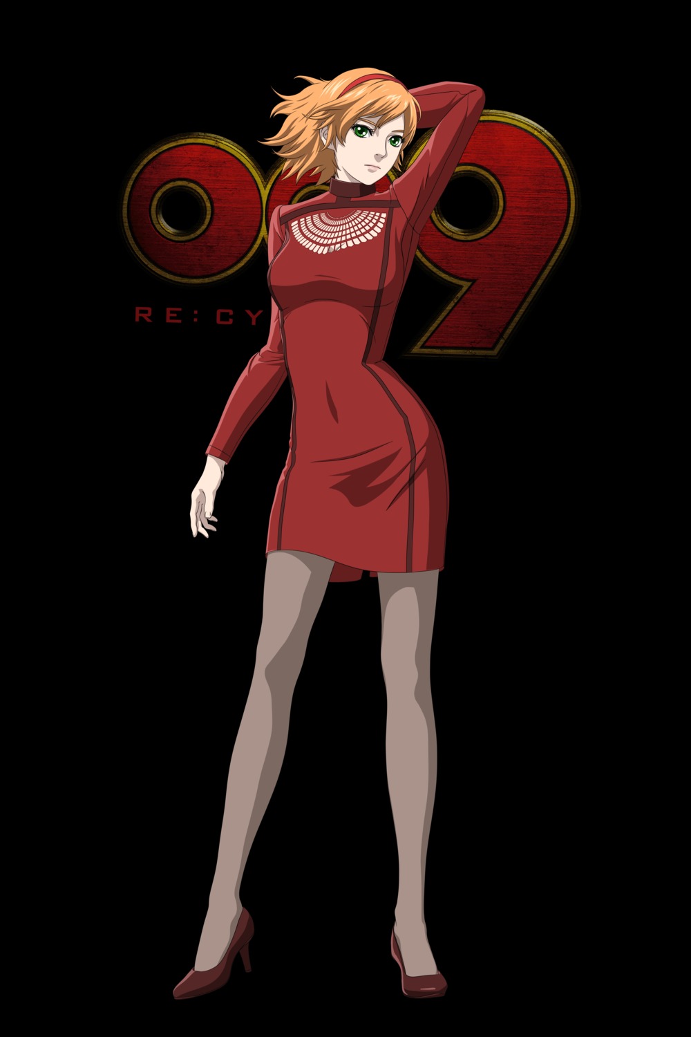 cyborg_009, francoise_arnoul_(cyborg_003), pantyhose