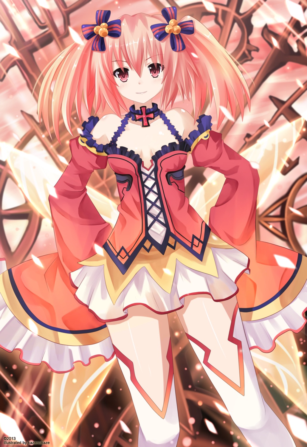 alyn_(fairy_fencer_f), fairy_fencer_f, kazenokaze, thighhighs