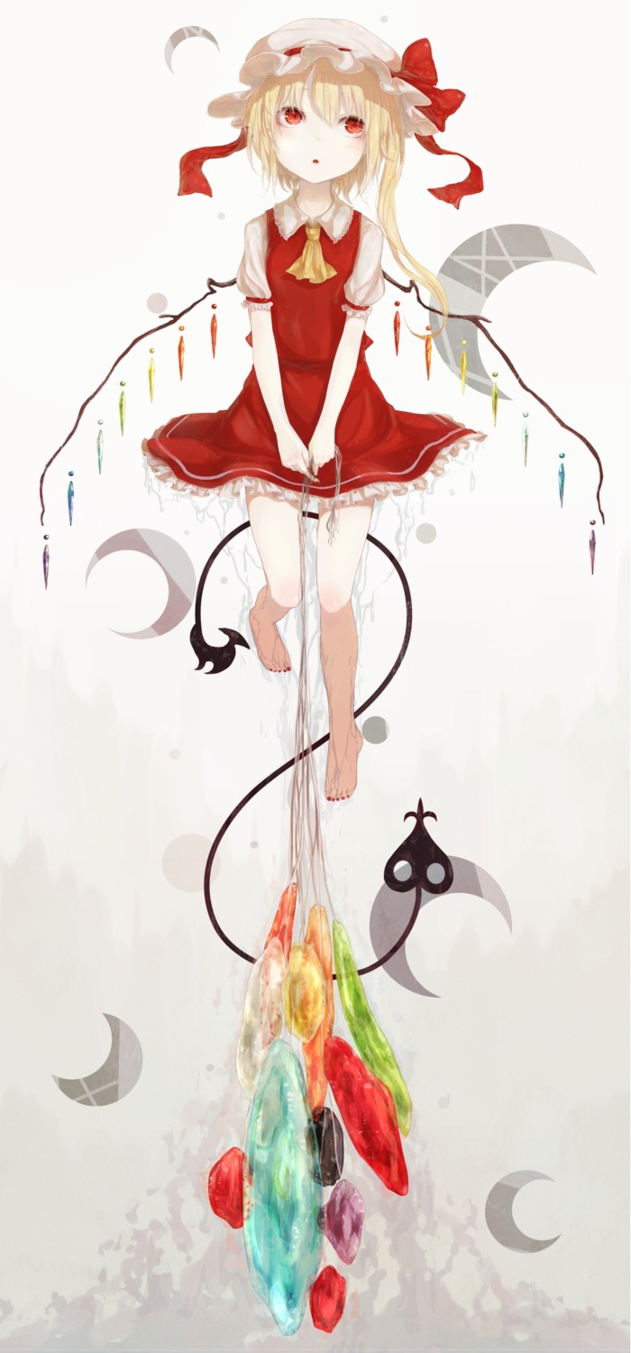 flandre_scarlet, tail, touhou, wings, yuu-rin