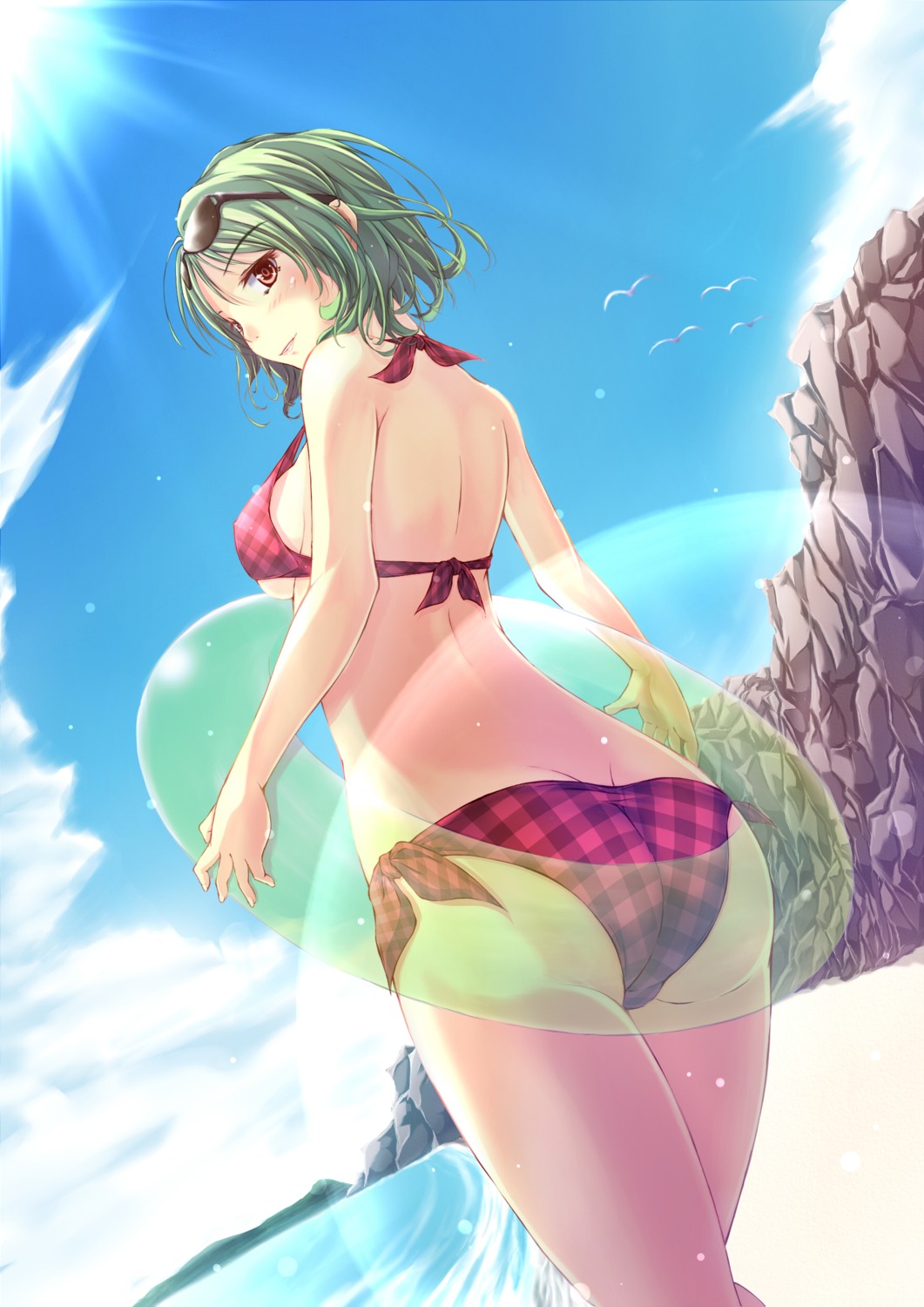 bikini, cyoppu, kazami_yuuka, swimsuits, touhou