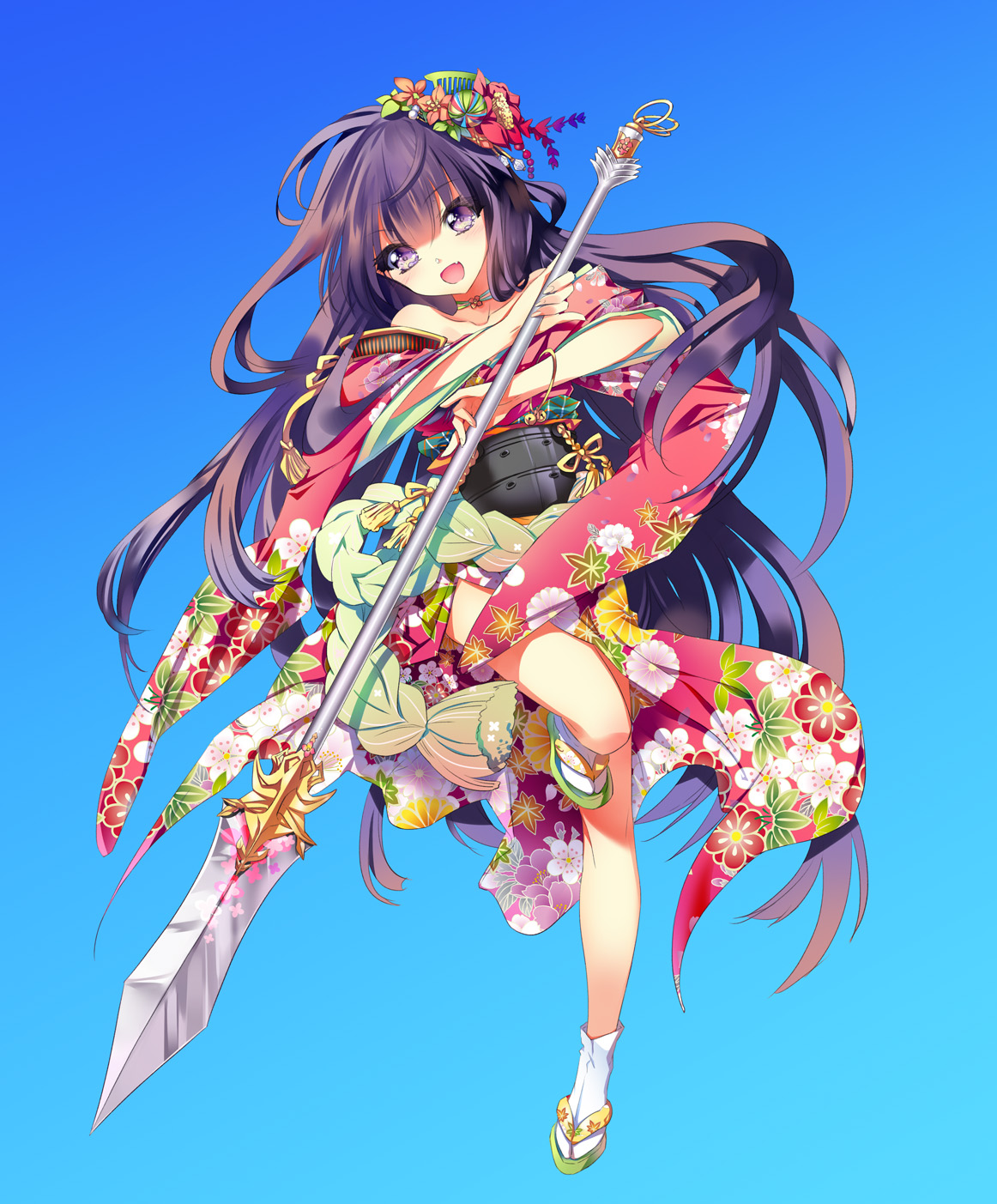 cu-rim, kimono, weapon