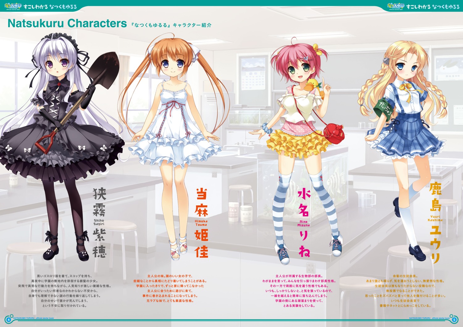 dress, gothic_lolita, kashima_yuuri, lolita_fashion, mizuna_rine, natsukumo_yururu, sagiri_shiho, sasai_saji