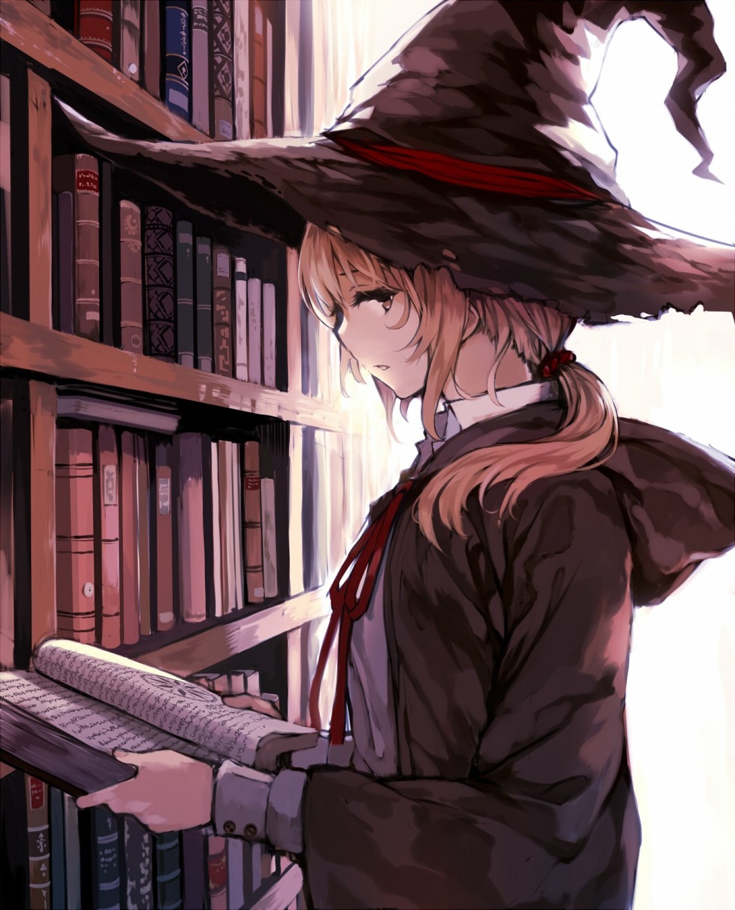 mogumo, seifuku, witch