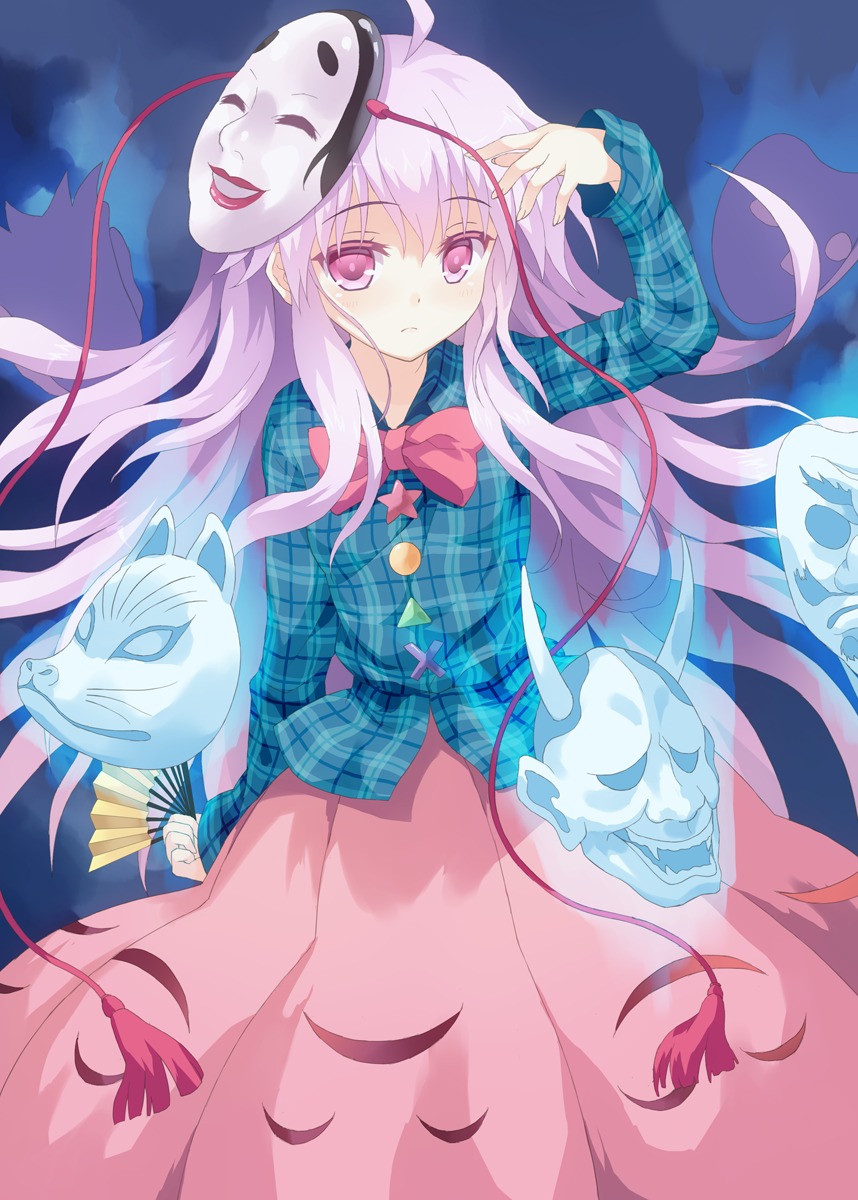 hata_no_kokoro, rasahan, touhou