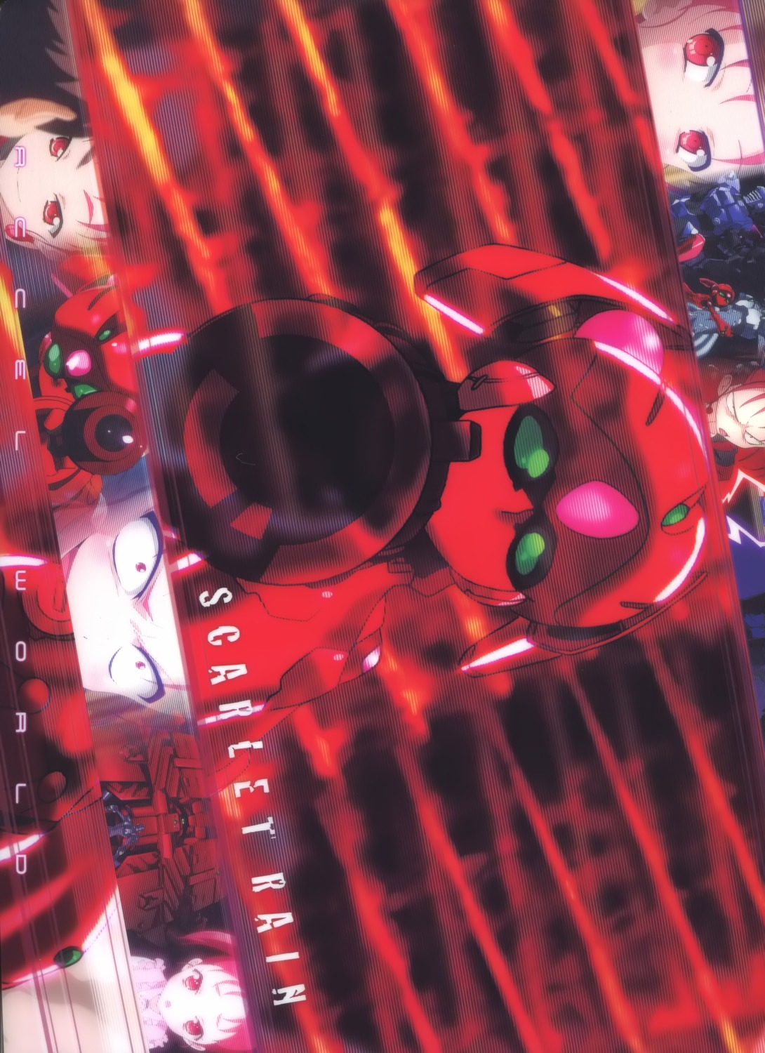 accel_world, gun, kouzuki_yuniko, scarlet_rain