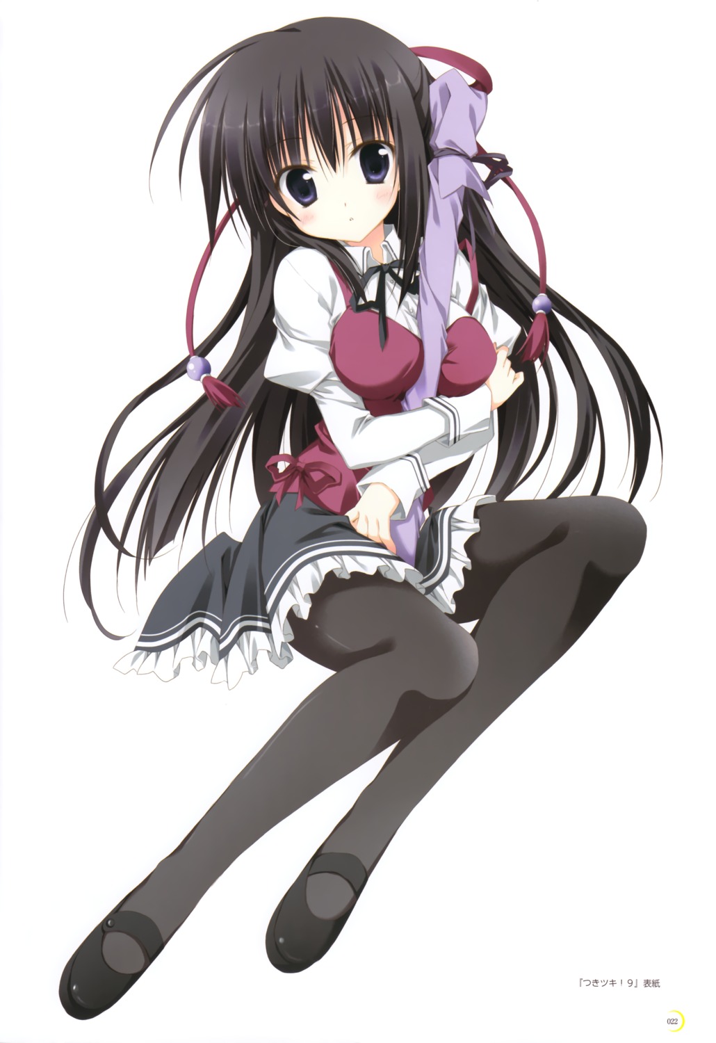 gogyou_hijiri, korie_riko, pantyhose, seifuku, sword, tsuki_tsuki!