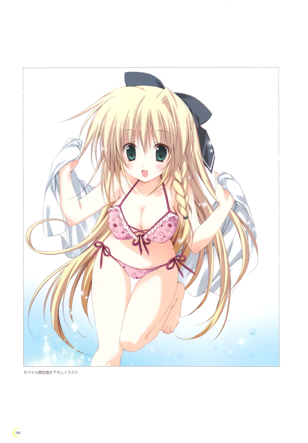 bikini, cleavage, korie_riko, luna_(tsuki_tsuki!), swimsuits, tsuki_tsuki!