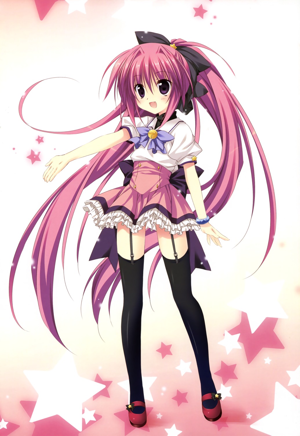 korie_riko, magical_charming!, mujin_shoujo, orietta_chrono_istarica_ginasteele, seifuku, stockings, thighhighs