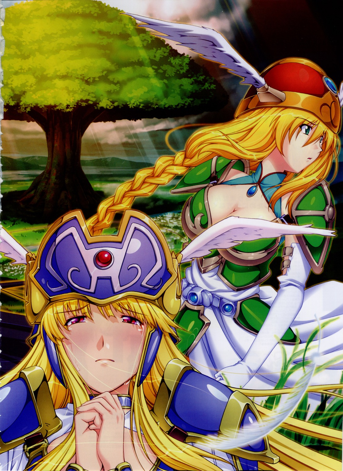 cleavage, ikusa_otome_valkyrie, ikusa_otome_valkyrie_2, reia_(ikusa_otome_valkyrie), tamaru_makoto