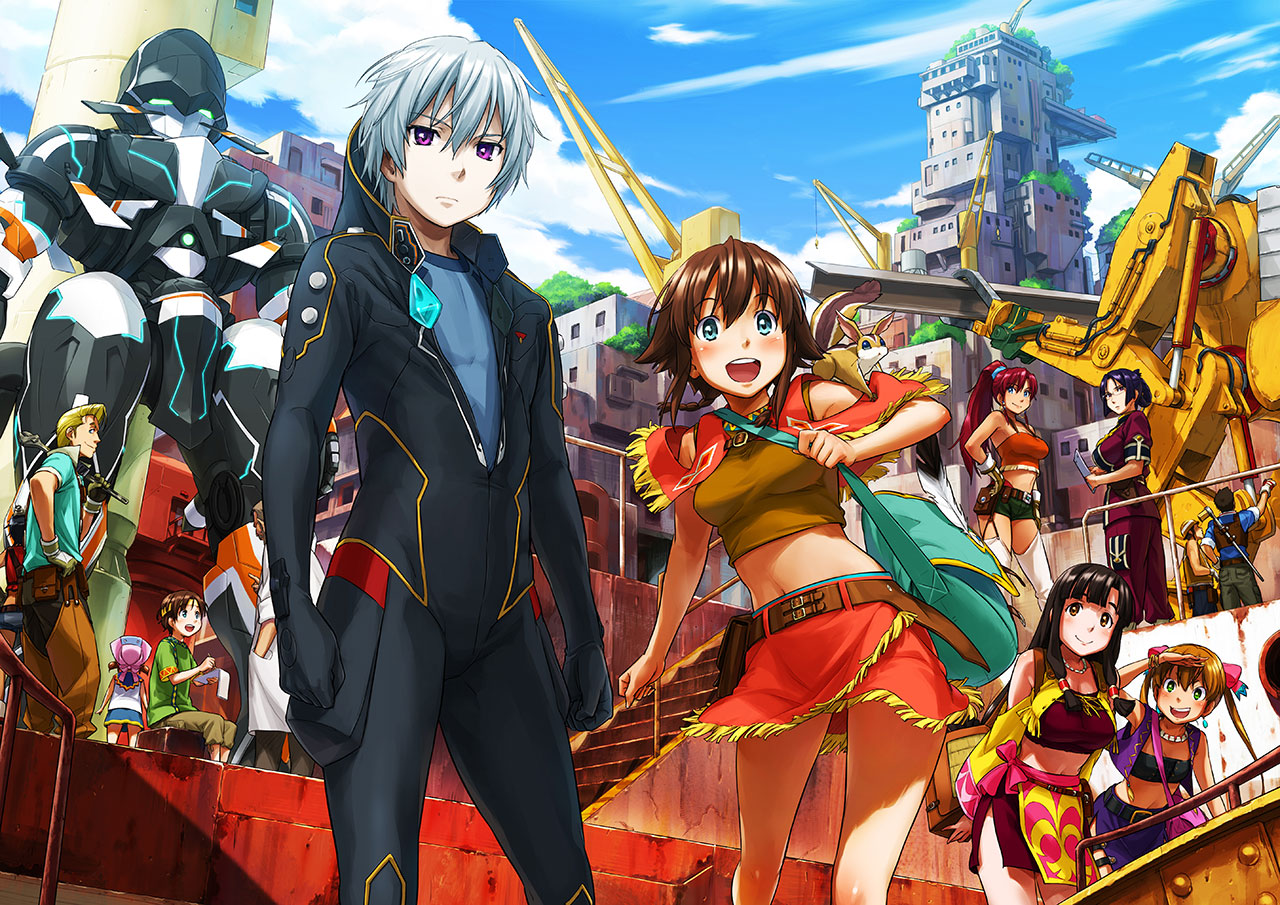 amy_(gargantia), bebel, bellows, bodysuit, chamber, grace_(gargantia), ledo, mecha