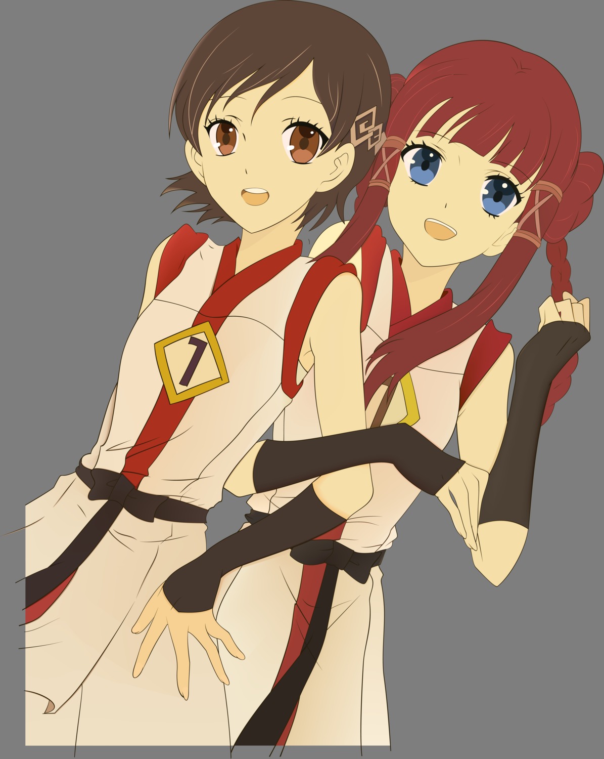 akizuki_maria, shinsekai_yori, transparent_png, vector_trace, watanabe_saki